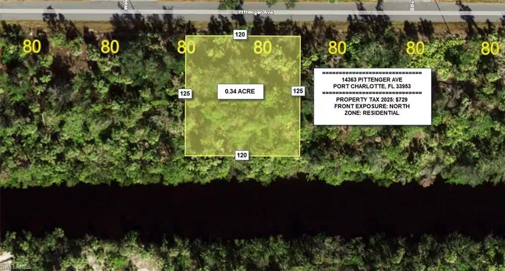 Image 1: Map / location with property boundaries highlighted