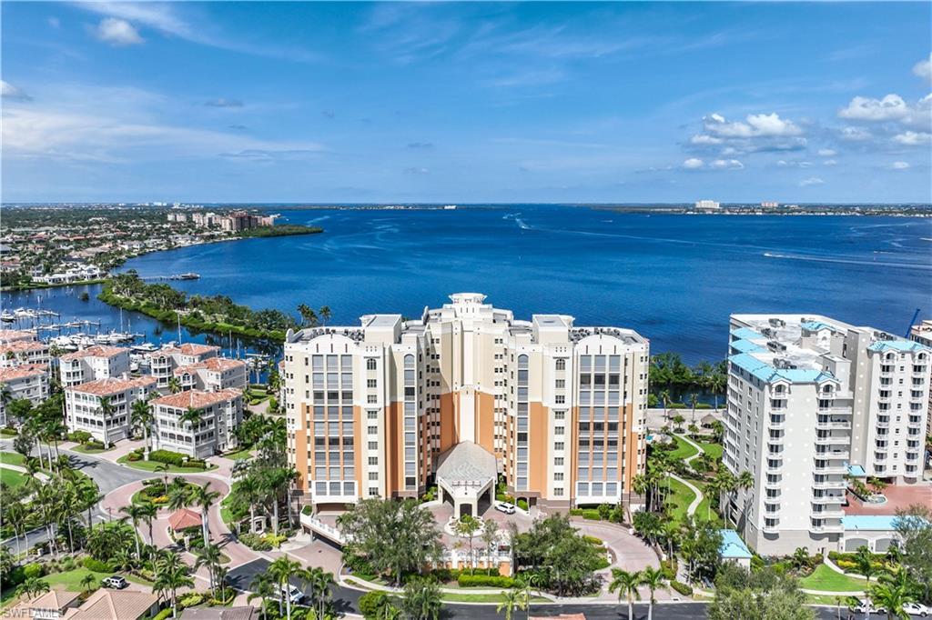 Image 2: Birds eye view of property with a water view