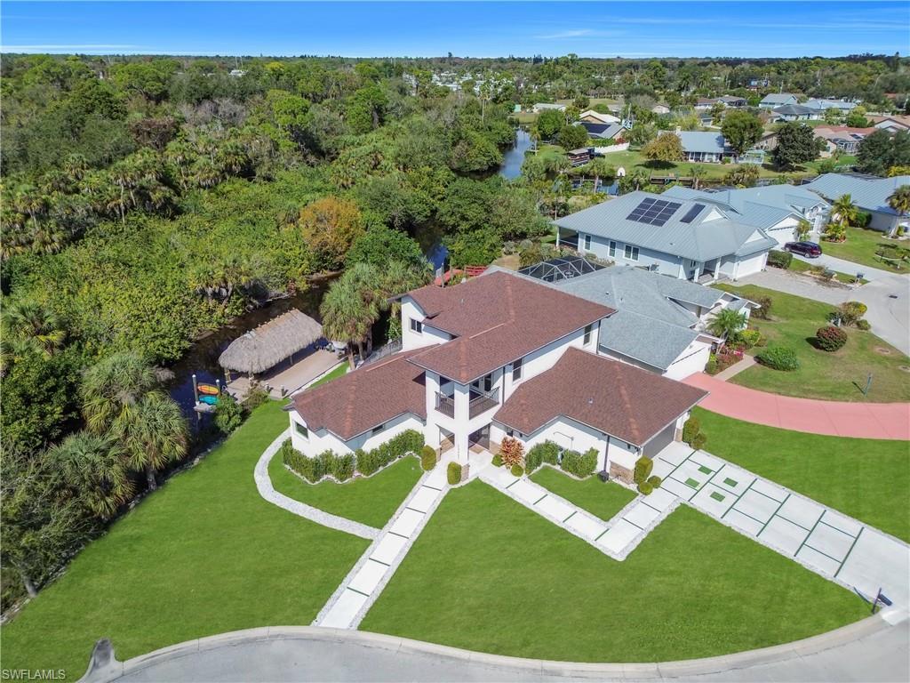 Image 3: Aerial perspective of suburban area