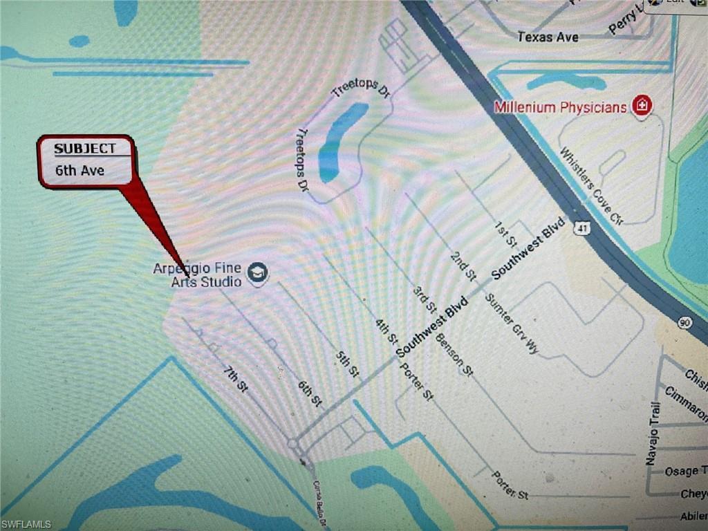 Image 2: Street Map of Site