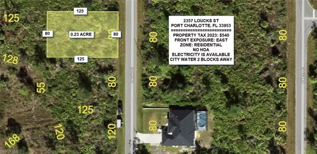 Image 1: Map / location featuring property boundaries highlighted