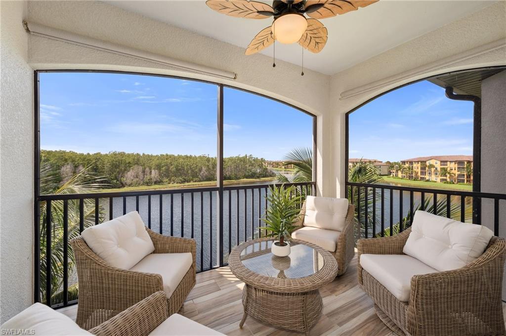 Image 3: Lanai View w/ Elongated SW Lake View