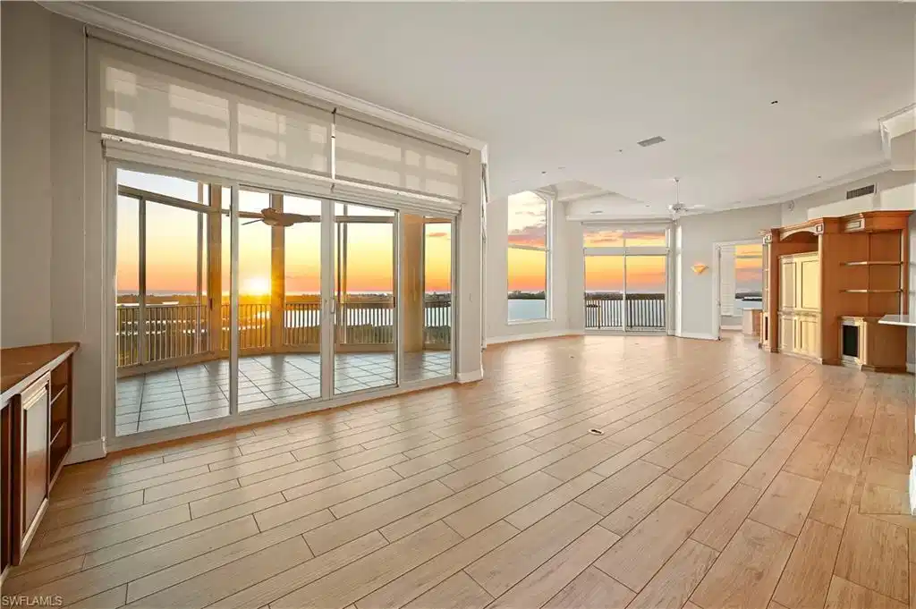Image 1: View from the living room