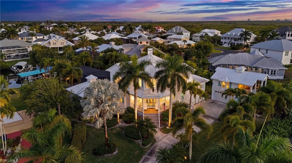 Image 3: Aerial perspective of suburban area
