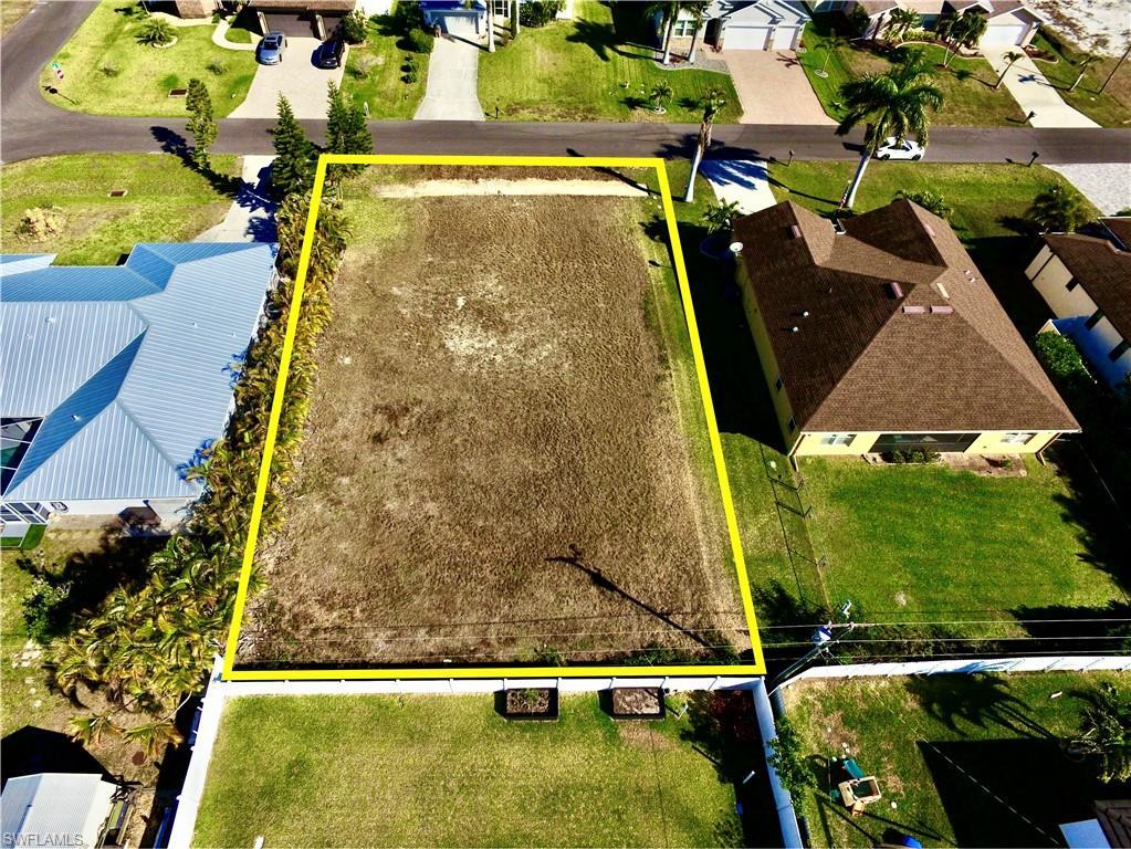 Image 3: Aerial perspective of suburban area featuring property boundaries highlighted