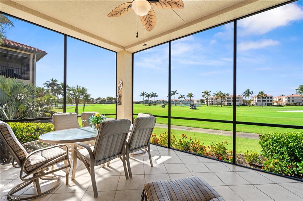 Image 2: Screened Lanai w/ Golf Course View