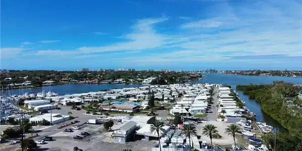 Image 3: Aerial view of a nearby body of water