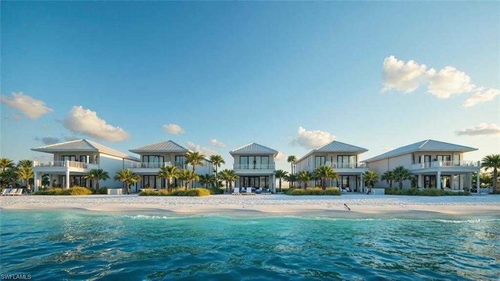 Image 1: Virtual rendering showcasing potential luxury Gulf-front homes and development opportunities.