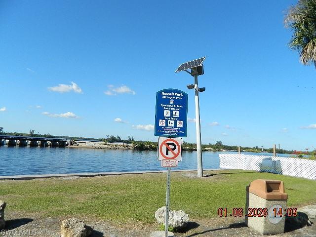 Image 3: Water view featuring a notable bridge