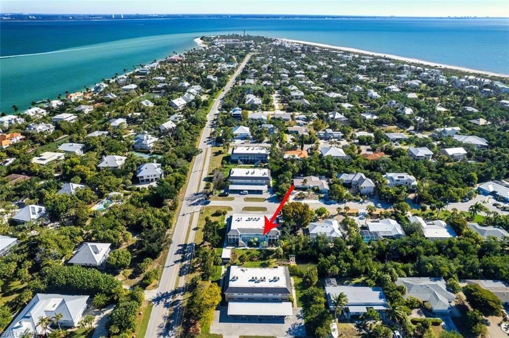 Image 2: Aeiral view of property's location and close proximity to the beach accesses