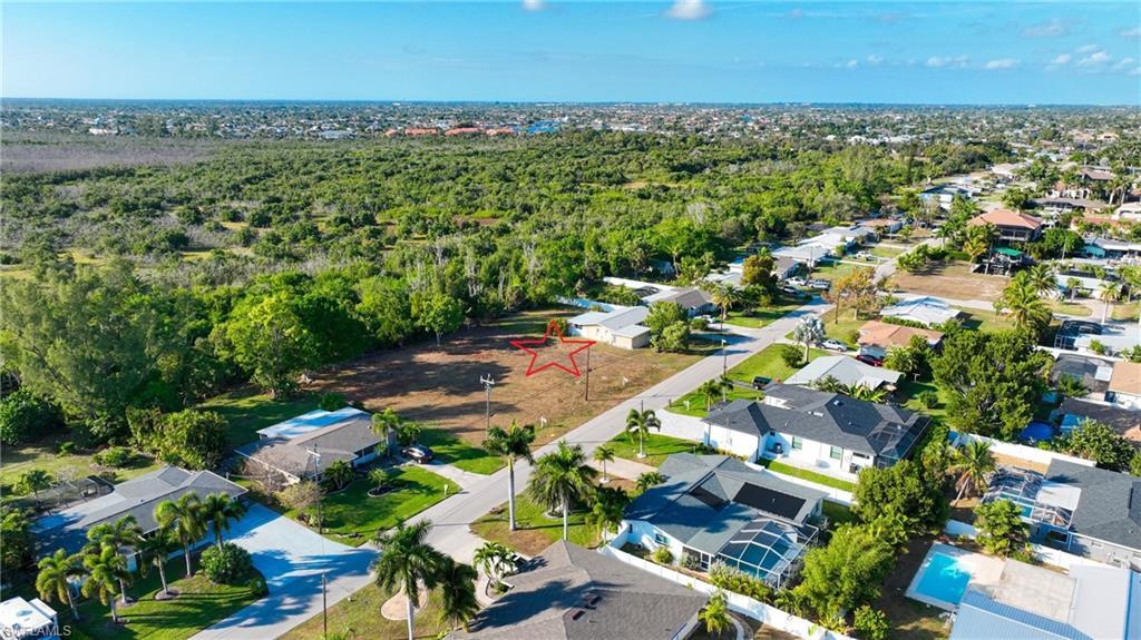 Image 3: Aerial perspective of suburban area