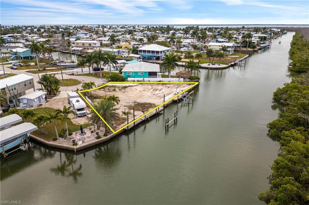 Image 2: Aerial view of residential area facing south