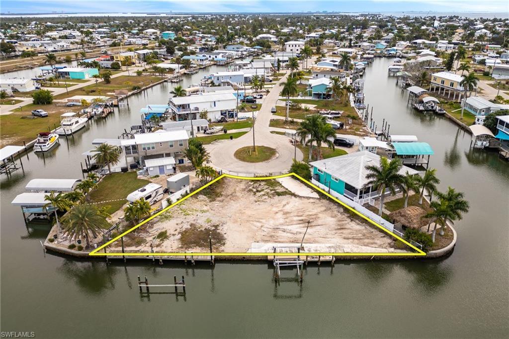 Image 3: Aerial view of residential area and canal