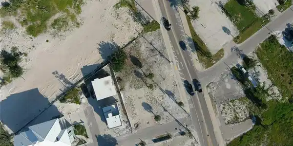 Image 3: Aerial view of property and surrounding area