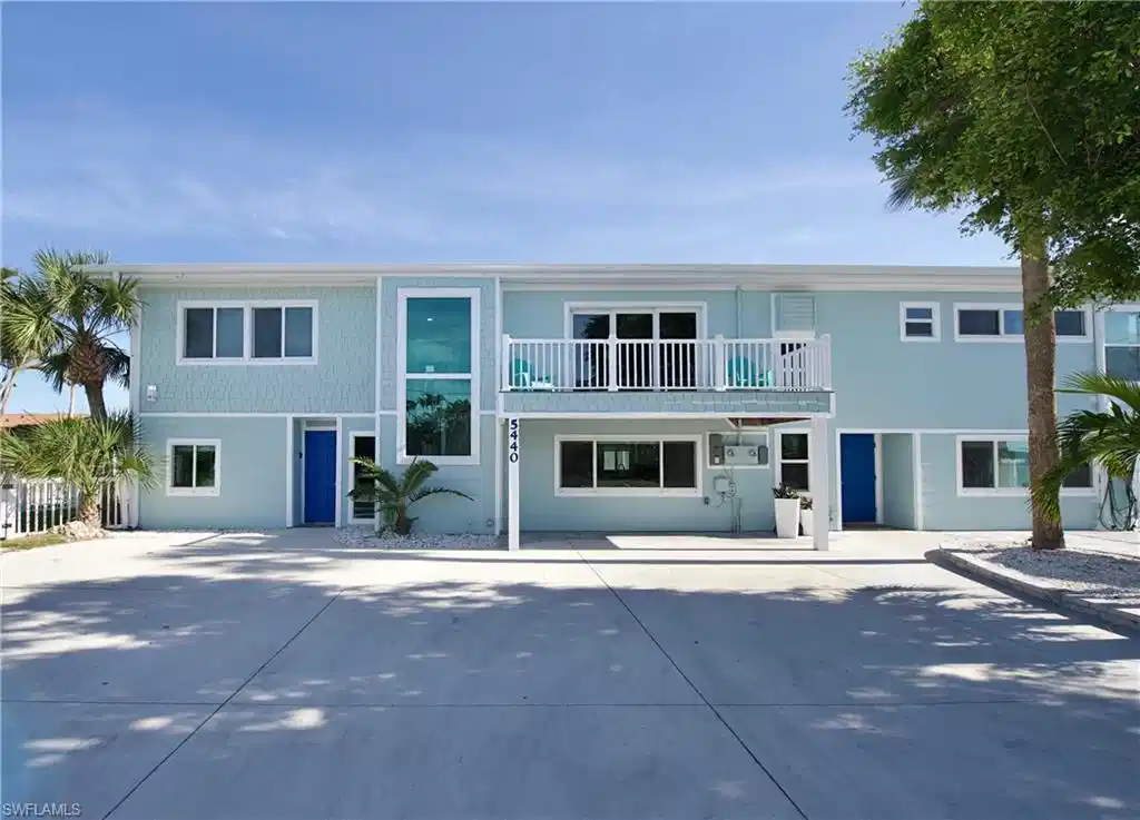 Image 1: Front ExterioCharming multi-unit residence near the Gulf - Virtually Edited Imager