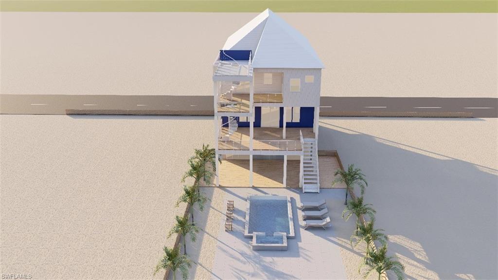 Image 3: Aerial 3D rendering  view of home - virtually enhanced