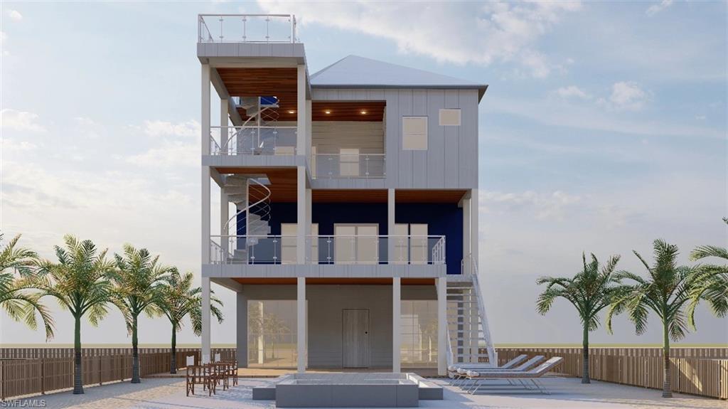 Image 4: 3D rendering of back of home - virtually enhanced