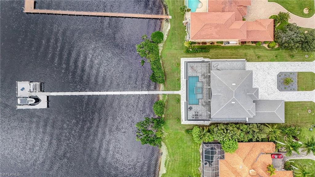 Image 4: Drone / aerial view of a nearby body of water