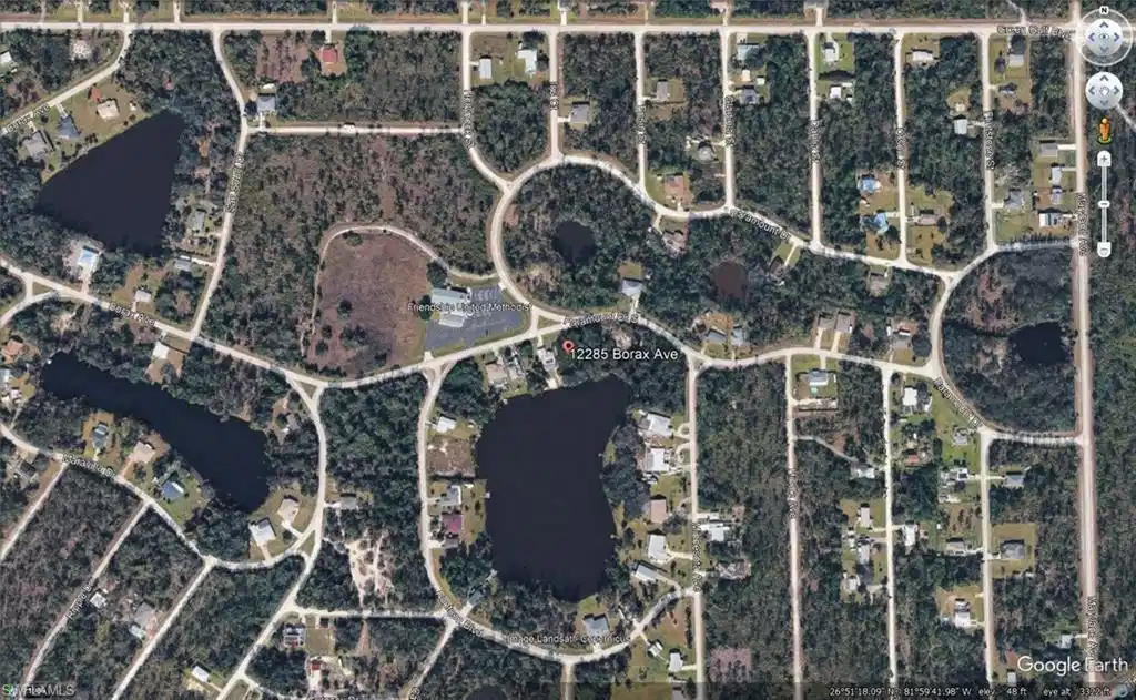 Image 1: Aerial Survey. Illustrating property locations and surrounding land formations