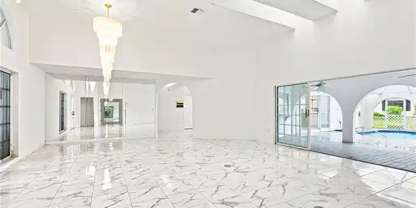 Image 3: Front door entrance into the Living area