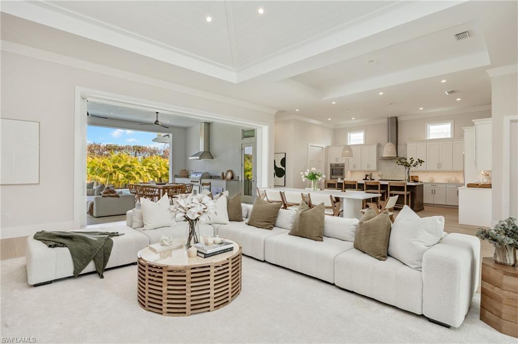 Image 3: 4542 Seagrove is listed as unfurnished. This home has been staged with furniture and accessories, all of which is available for purchase. Unfurnished  photos are included in the listing photo album.