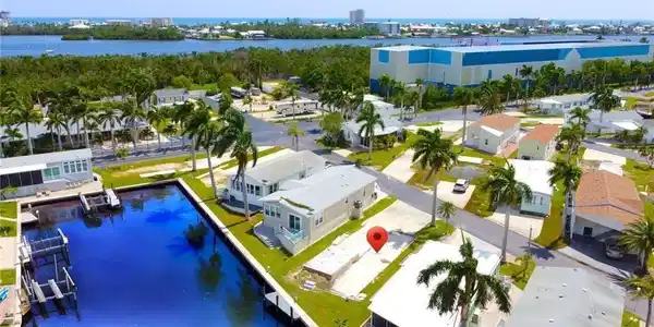 Image 2: Bird's eye view of lot- virtually enhanced