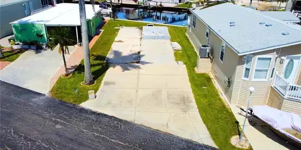 Image 3: Aerial view of lot- virtually enhanced