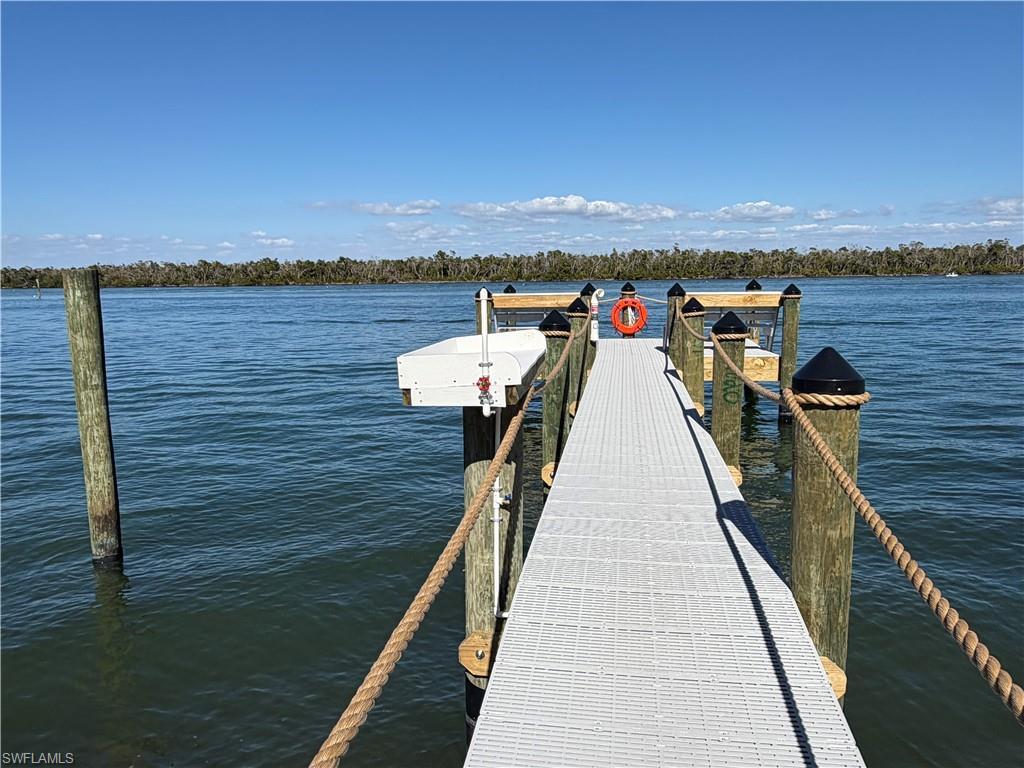 Image 2: Dock with a water view