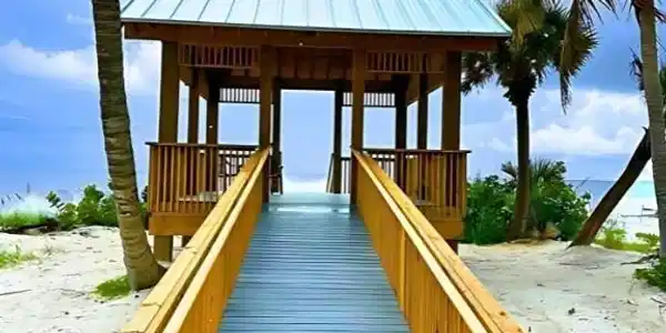 Image 4: BEACH GAZEBO PRIVATE TO NEIGHBORHOOD - VIRTUALLY EDITED IMAGE