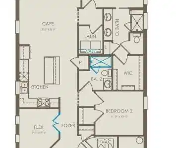 Image 2: Floor plan with structurals