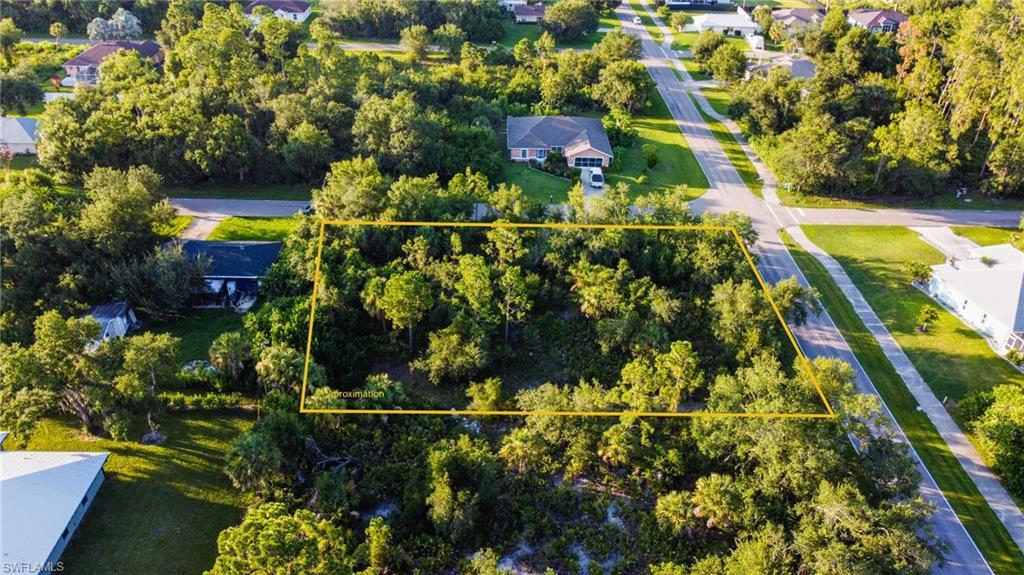 Image 2: Aerial overview of property's location featuring property