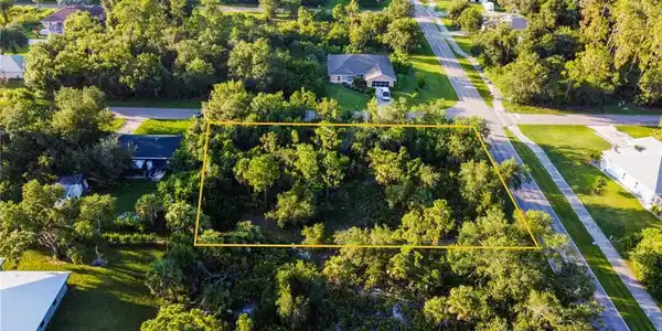 Image 2: Aerial overview of property's location featuring property