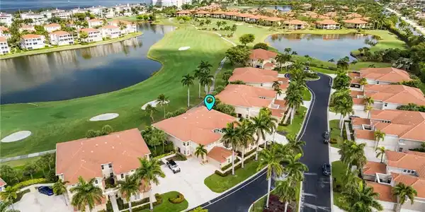 Image 4: Location is everything&mdash;enjoy sweeping views of the 14th, 15th, and 16th fairways from this exceptional setting.