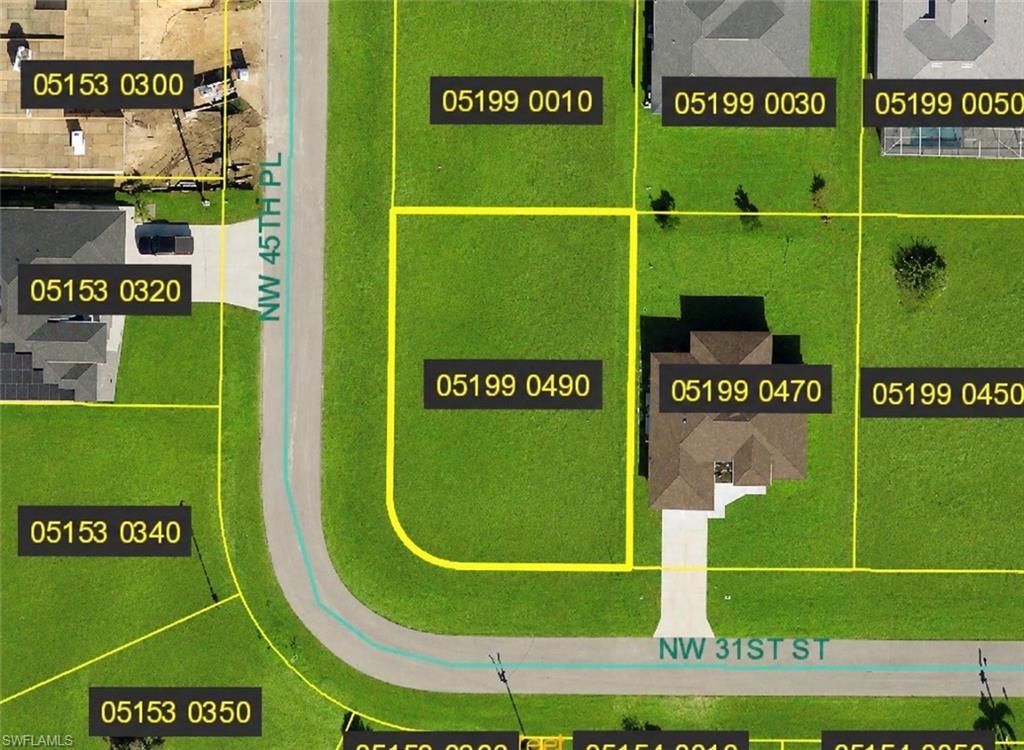 Image 2: Plat Map. Illustrating property divisions and identifying parcel numbers for the area