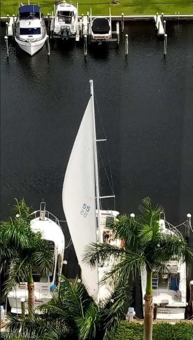 Image 4: Marina area featuring a water view