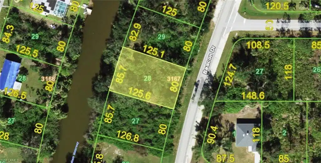Image 1: Property Survey Map. Displaying lot dimensions and property boundaries for the specified parcel