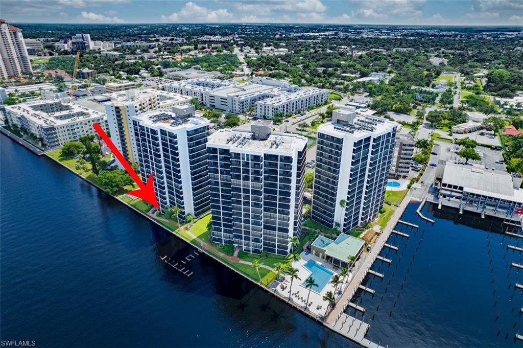 Image 1: Aerial view from the river