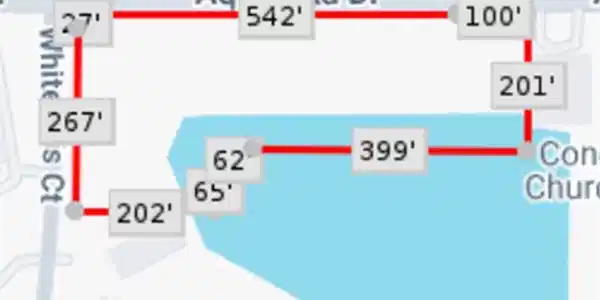 Image 2: Plat map / dimensions