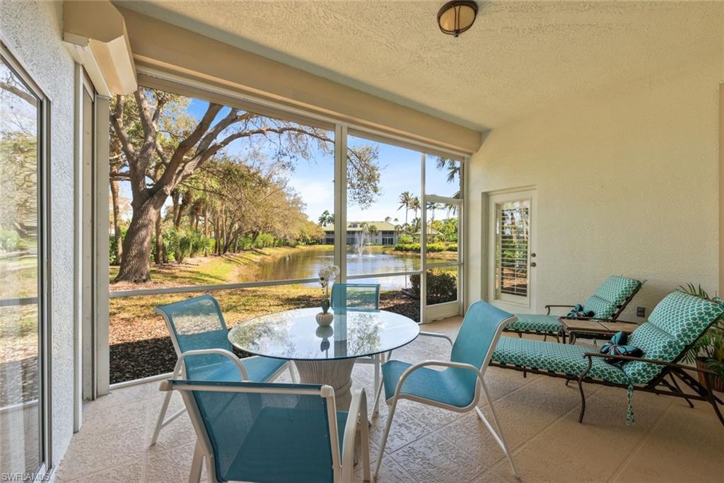 Image 2: Spacious lanai with gorgeous a lake view.