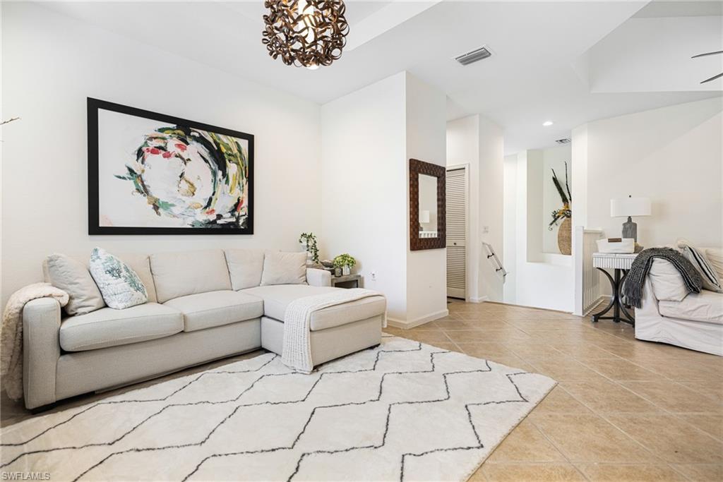 Image 4: View of tiled living room