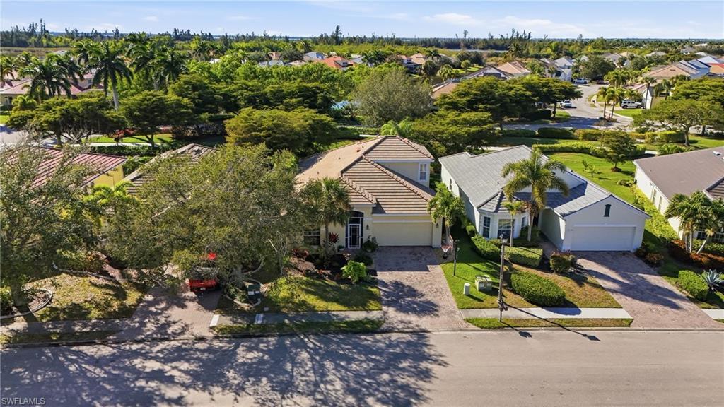 Image 4: Aerial perspective of suburban area