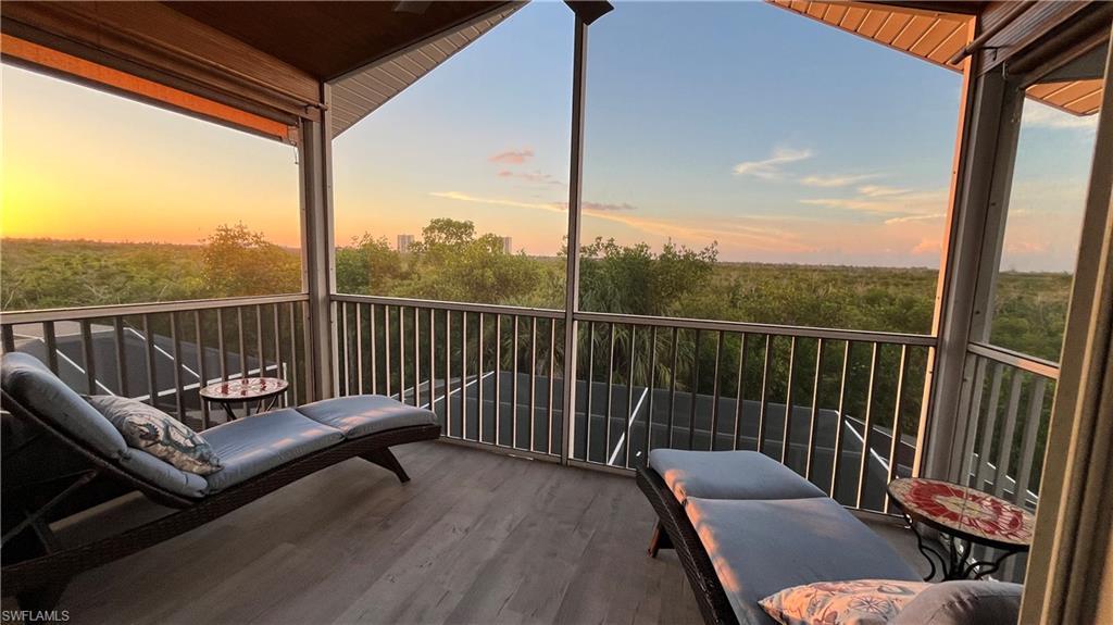 Image 4: Private balcony off the Primary Suite overlooking the mangroves