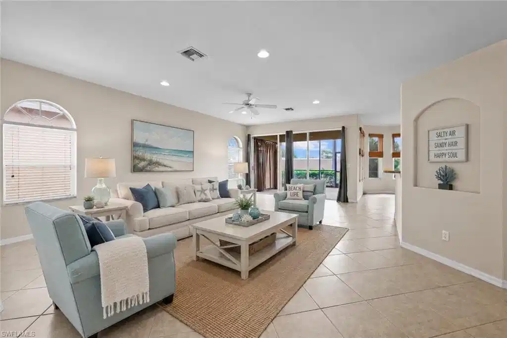 Image 1: Virtually staged Living Room