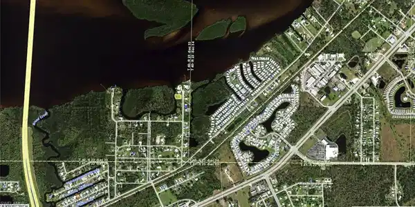 Image 3: Aerial Map. Displaying a geographic overview of the property and surrounding areas