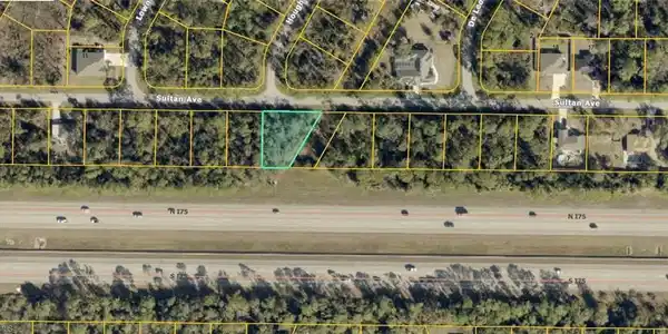 Image 2: Aerial Map. Displaying the property's boundaries and surrounding infrastructure