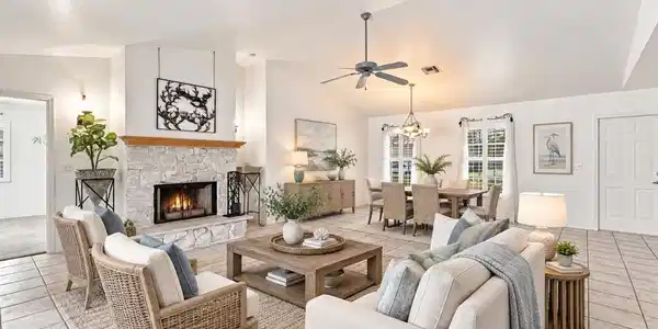 Image 4: Virtually Staged Family Room