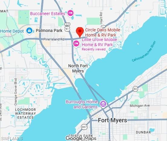 Image 1: Circle Oaks and Little Grove's close location to Downtown and Cape Coral