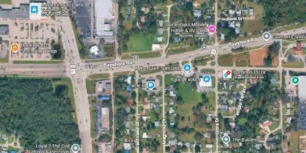 Image 4: broader Circle Oaks aerial view and location