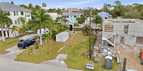 Image 4: Aerial perspective of suburban area