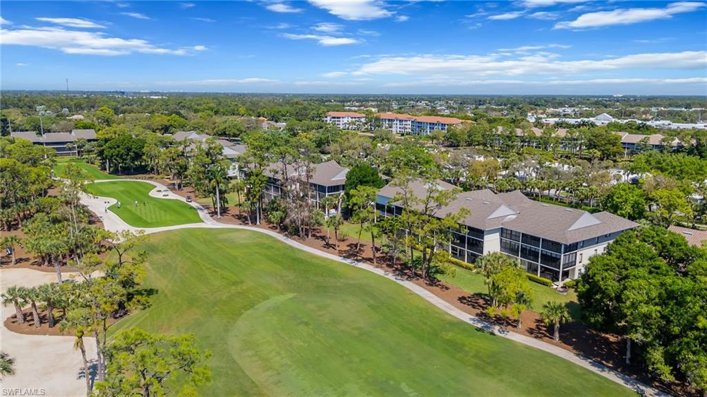 Image 2: Bird's eye view of a golf course